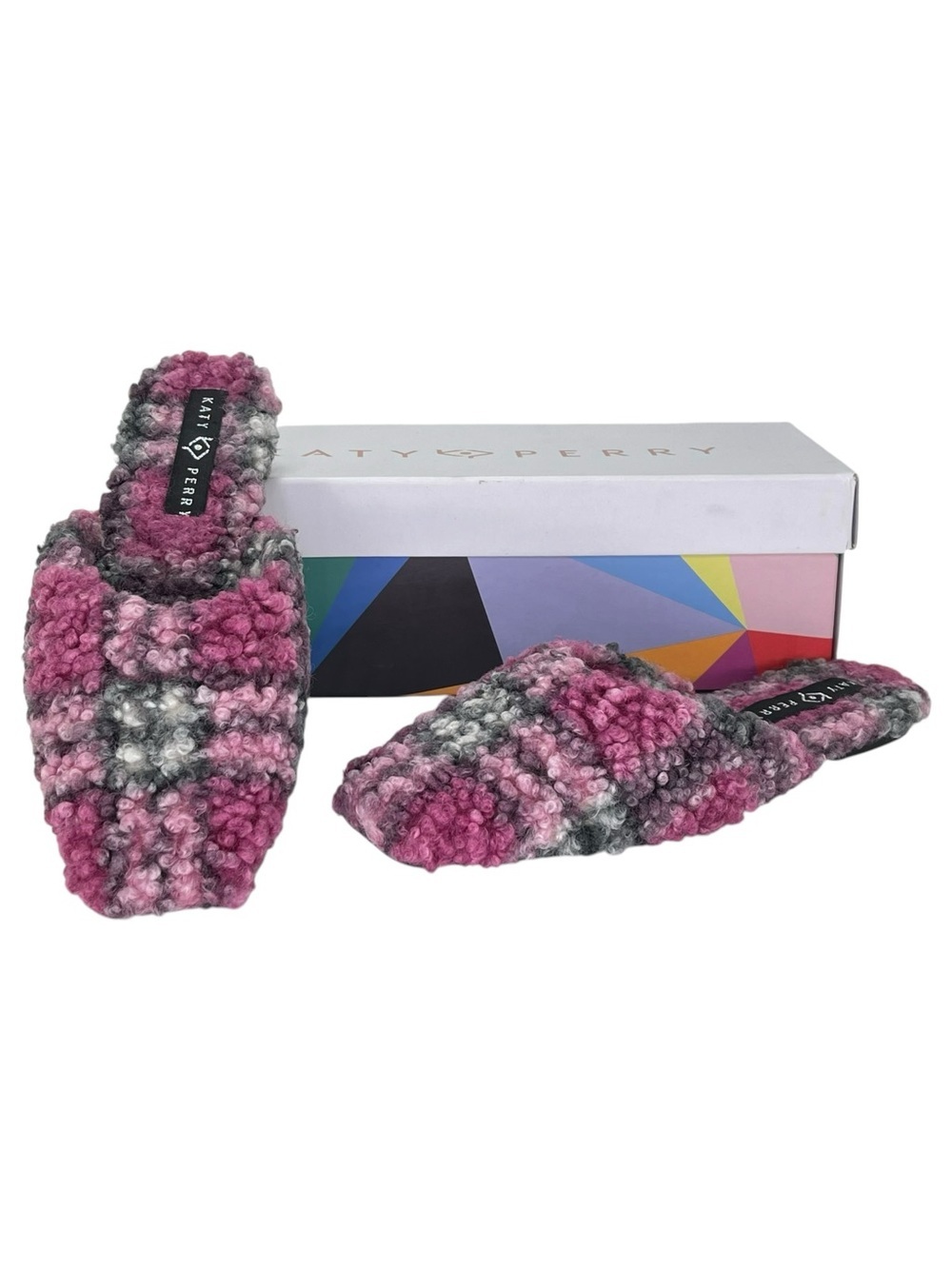 Katy Perry Evie Mule Purple Polyester Wool Womens Mules Size 9M